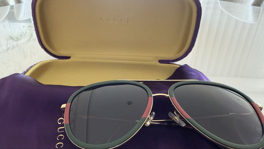 Óculos aviador Gucci gucci GG0062S 003
