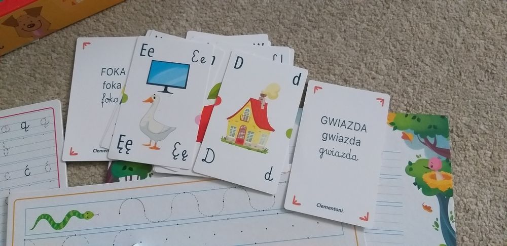 Zabawy z pismem 5+ Clementoni