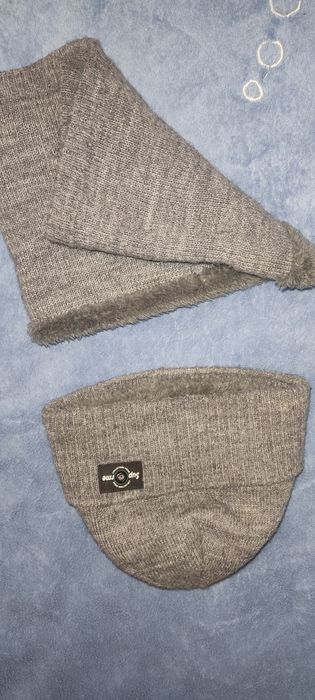 Шапка+ хомут, зима.Набір.