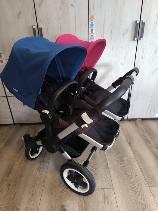 Wózek bliźniaczy / rok po roku Bugaboo Donkey Duo - Stan bardzo dobry