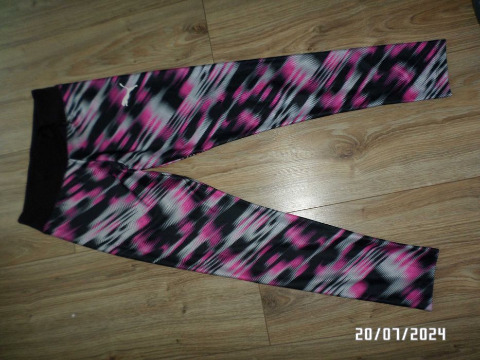 Firmowe legginsy dla dziewczynki-PUMA-15-16 lat-S