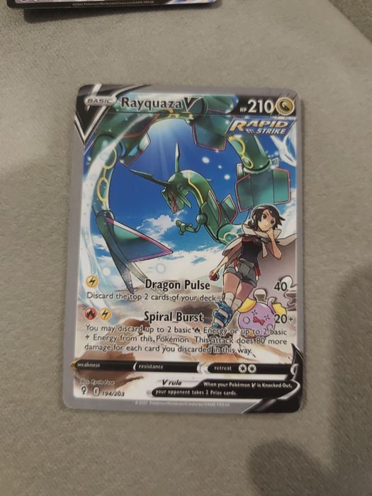 Carta-Pokémon RayquazaV
