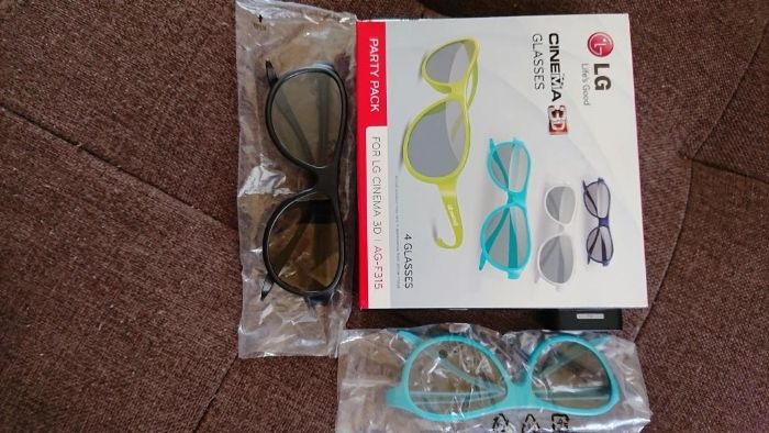 OKULARY Cinema 3D LG AG-F315 2SZT. Nowe