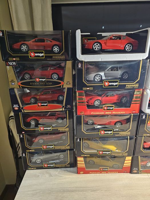 Kolekcja modeli Burago 1:18
