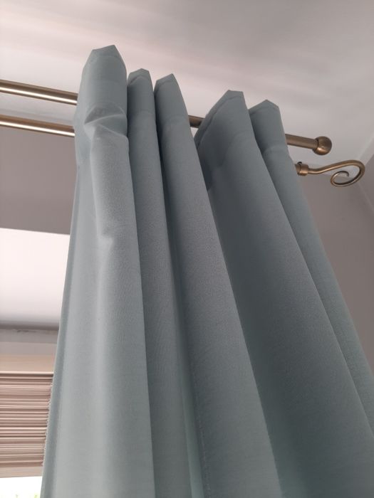 Karnisze złoty chrom ze wspornikami