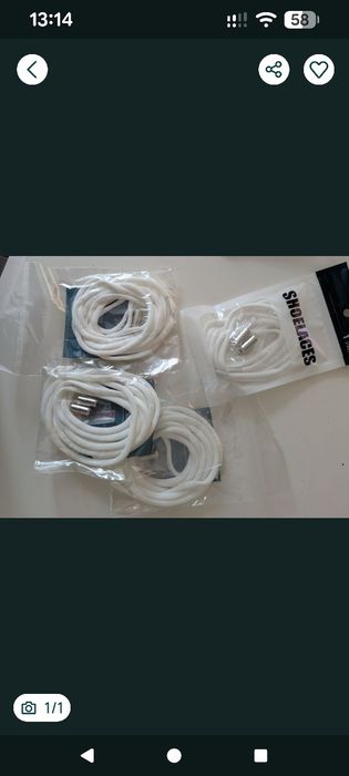 Sznurowadła elastyczne2 szt . białe