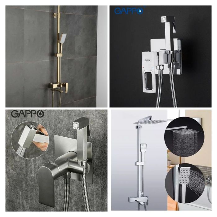 Смесители GAPPO Германия в ассортименте.
