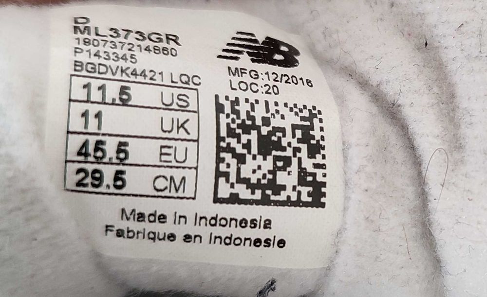 Sapatilhas New Balance 45,5