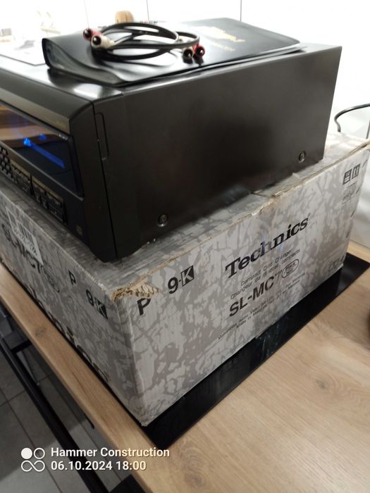 Mega Unikat  Super Zmieniarkę Technics SL-MC7 + Pilot CD TEXT