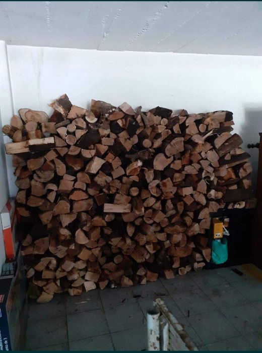 Lenha para lareira seca