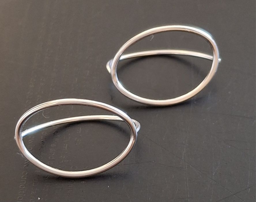 Sova серьги белое золото