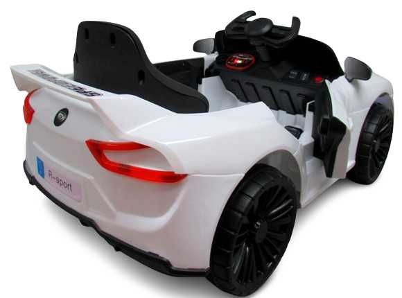 NOWE Auto na akumulator dla dzieci Cabrio Białe Pojazd Samochód - RATY