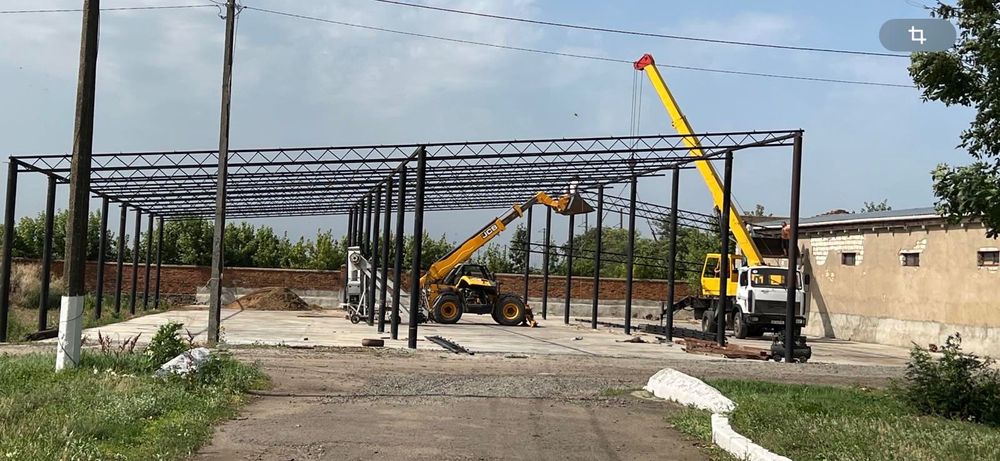 Ферми металеві 10м 
армянка. (ангар,навес,склад)