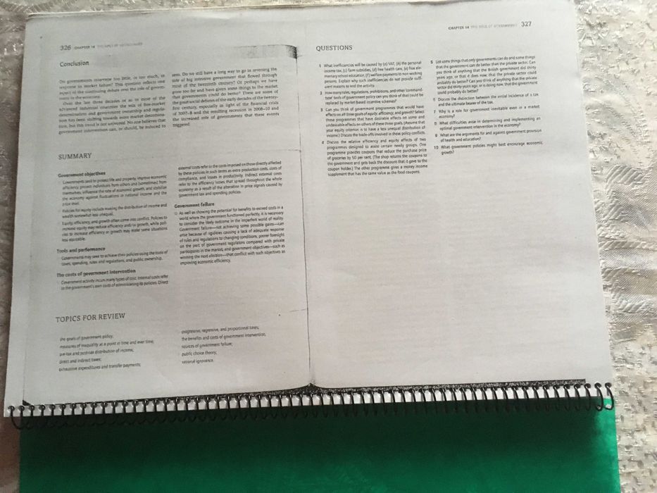 Economics, Lipsey & Chrystal, Oxford Press Twelfth Edition