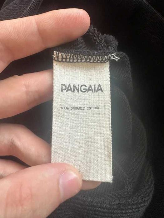 Pangaia Bluza Hoodie Black Organic Cotton Minimalist Boxy Oversize M/L