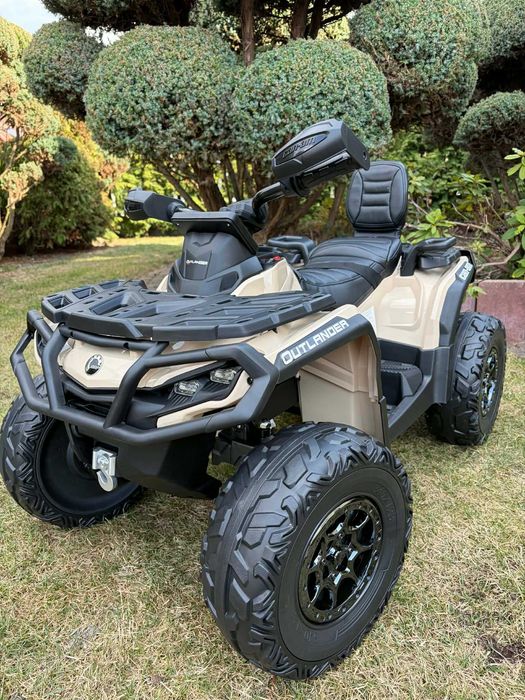 Quad na akumulator Can-Am 24V Outlander ATV 4x200W Miękkie koła