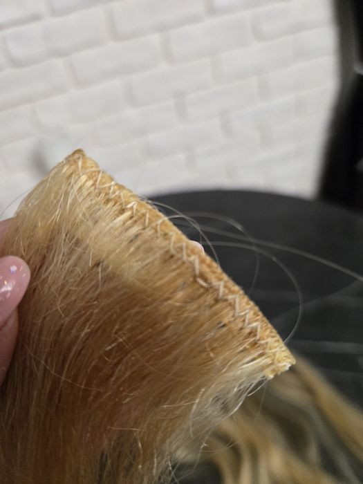 Włosy doczepiane blond