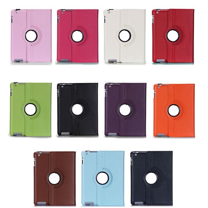 super SKÓRZANE Obracane ETUI 360 do iPAD PRO 9.7 A1673 okazja czerwony
