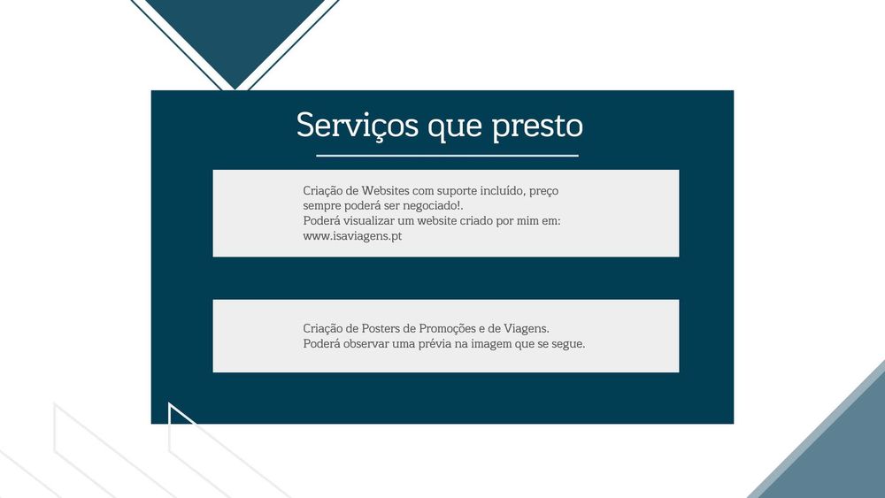 Programador e Designer Freelancer – Sites, Posters e Logos