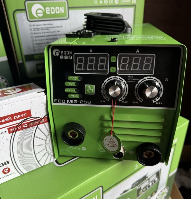 Сварочный полуавтомат Edon eco mig 258 ( mini, под флюс  1 кг)