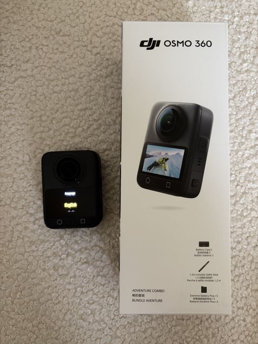 DJI Osmo 360 Adventure Combo 8K – stan idealny, pełny zestaw