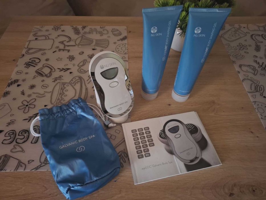 Nu Skin ageLOC Galvanic Body Spa + Żele