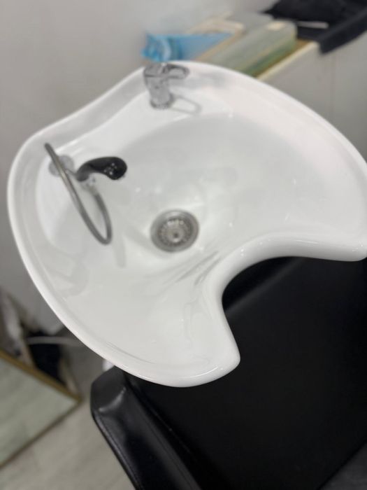 Rampa de lavagem cabeleireira