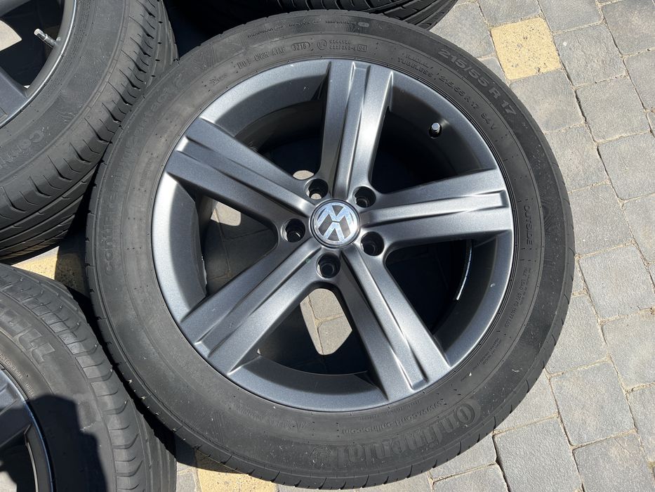 Диски з шинами колеса VW Passat B7 Caddy Golf Touran Tiguan 5x112 5х112 215 55 R17
