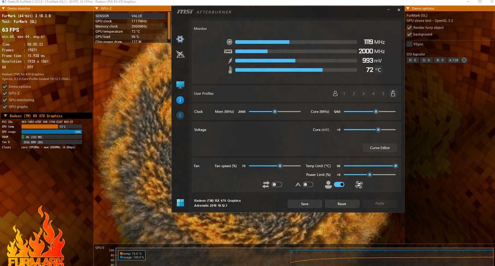 Sapphire Nitro+ Radeon RX 470 8GB тиха і потужна