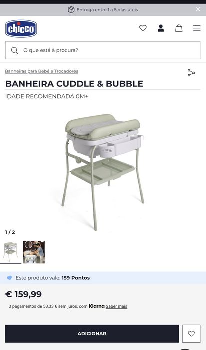 Banheira cuddle bubbles chicco