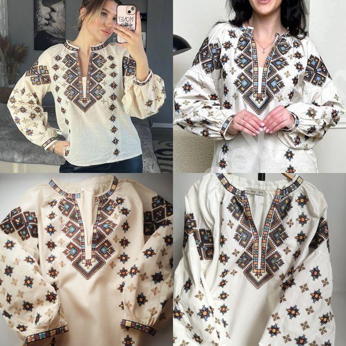 Натуральна вишиванка "Рідна земля" S, M, Л