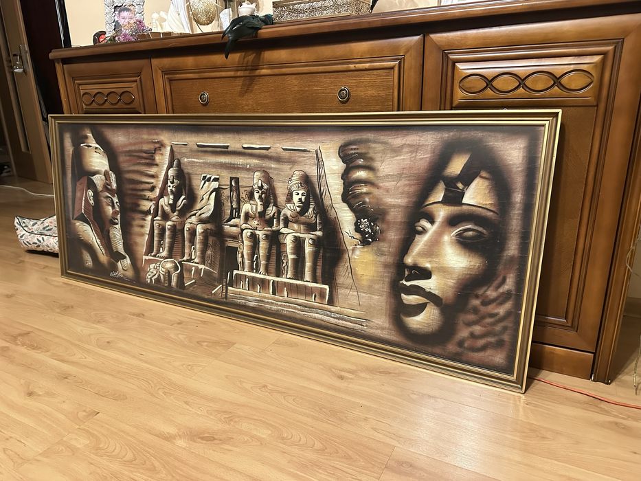 Dekoracyjny obraz w stylu egipskim