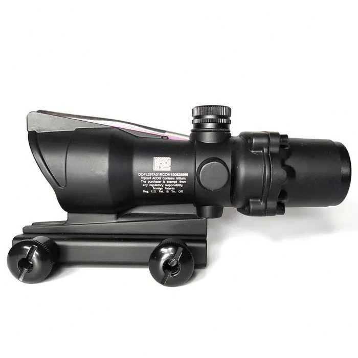 Тактичний приціл TRIJICON ACOG 4x32 з червоною підсвіткою / Тріджикон