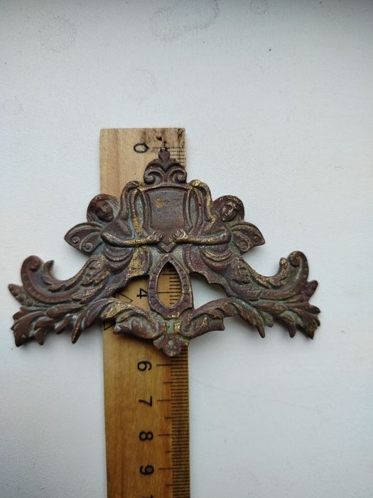 Херувимы Накладка бронза старинная