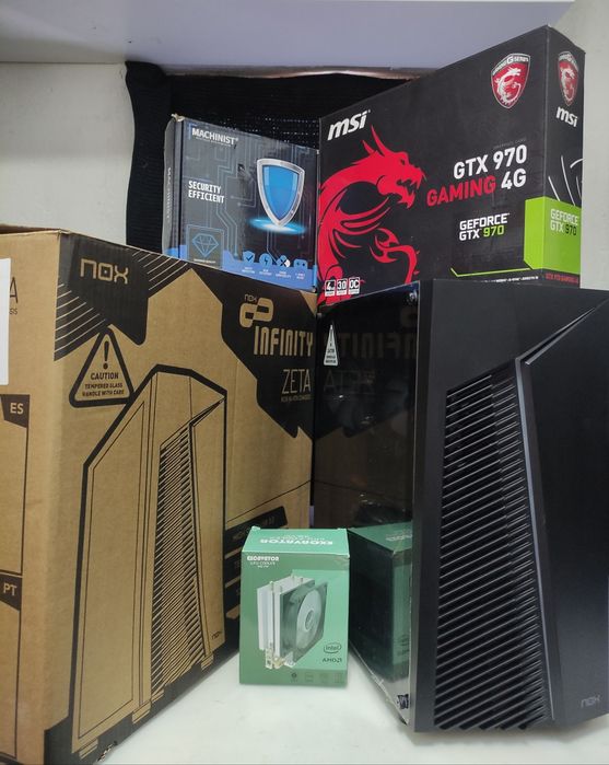 PC gamer Core i7 3770 3,8ghz+ GTX 970 4gb+ 12gb+ SSD 625gb