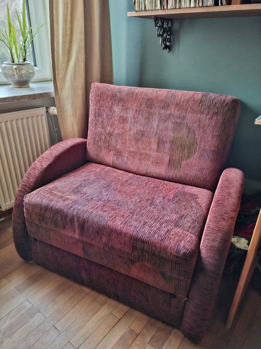 Fotel rozkładany ze skrzynią