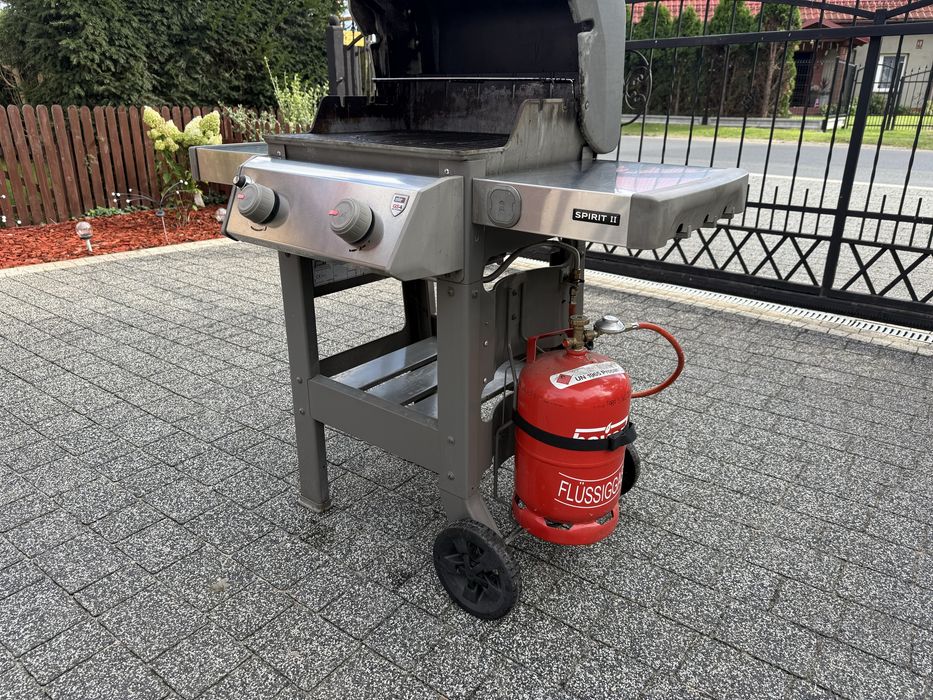 Weber spirit II grill gazowy, zeliwny, ruszt GBS, pokrowiec !