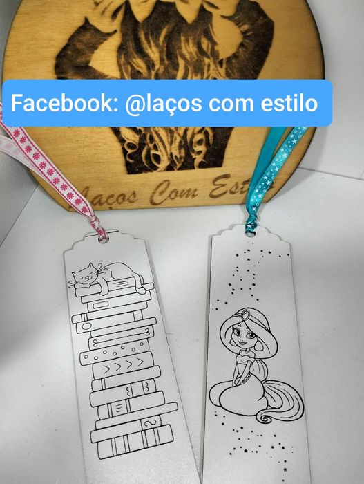 Separador de livros personalizavel MDF