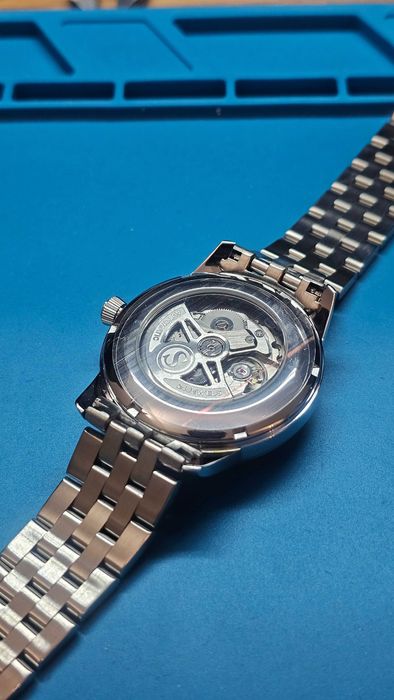 Relógio Seiko Presage Cocktail Branco Prata + Pulseira