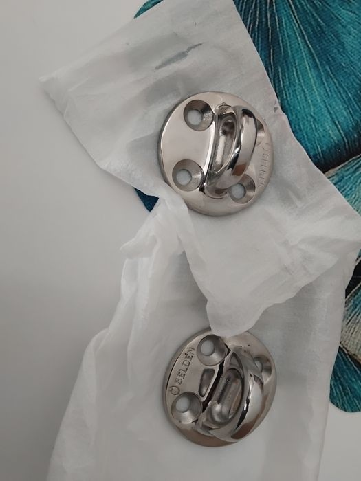 Uchwyt  bloczka okrągły 72mm stal nierdzewna AISI 316