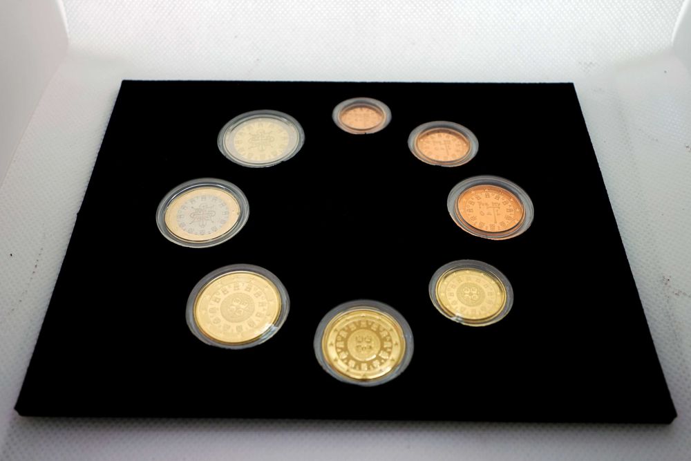 8 Moedas Portugal em Proof Caixa - 2021