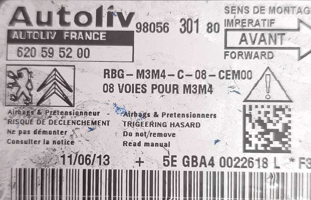 Centralina Airbag 9805630180 - CITROËN C-ELYSEE