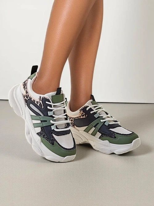 4 KOLORY 36 37 38 sneakersy 39 40 na platformie z brokatem sportowe