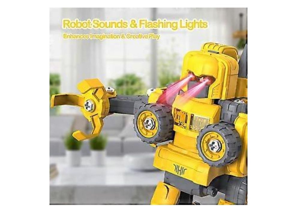 Zabawka Lexibook  ROBOTRUCK DIY 5-w-1 ROBOT kombinowany pojazd budowla
