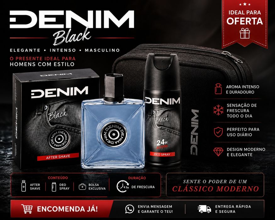 Coffret Denim Black - masculino - selado