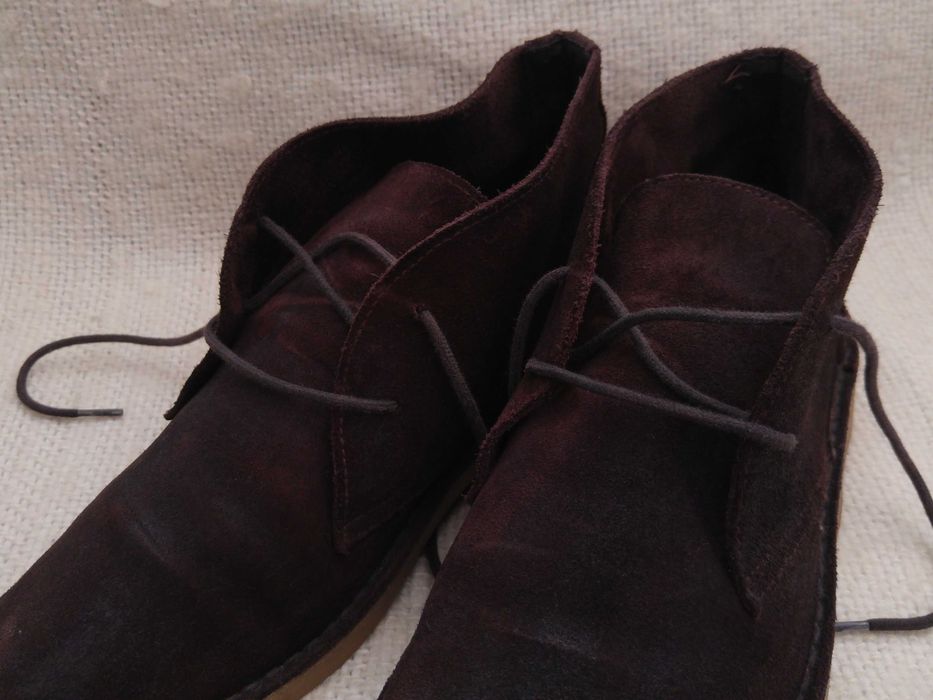 Buty zamszowe męskie