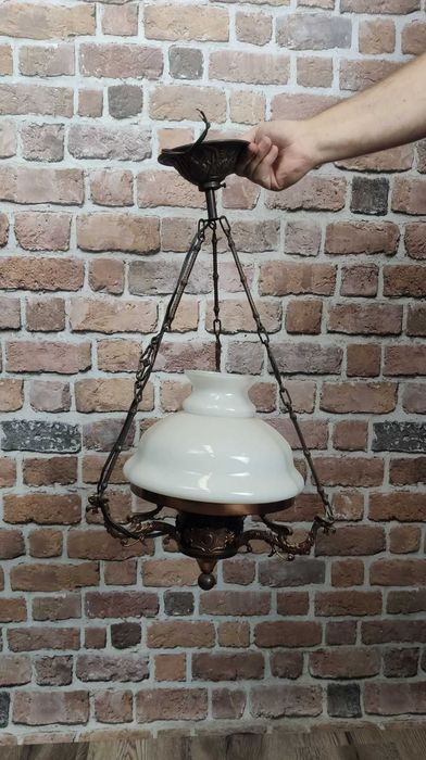 Alladyn LAMPA z kloszem Antyk Vintage