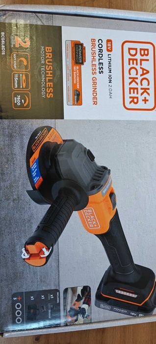 Szlifierka kątowa akumulatorowa nowa