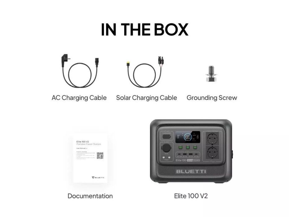 Зарядна станція Bluetti ELITE 100 V2 в наявності у Франківську. Нові