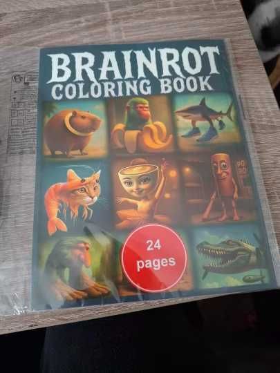 Kolorowanka Brainrot – 24 strony